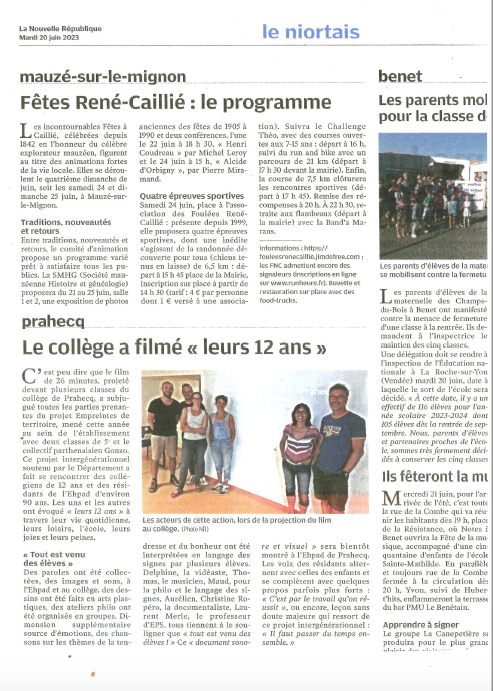 Actu empreintes NR Actu empreintes NR